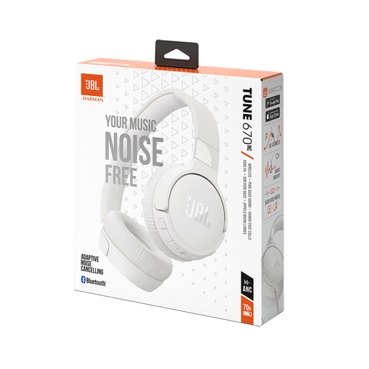 JBL Tune 670NC | Fones de ouvido On-Ear sem fio com cancelamento